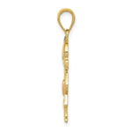 Load image into Gallery viewer, 14K Yellow Gold & Rhodium Girl Pendant