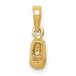 Load image into Gallery viewer, 14K Yellow Gold Baby Shoe Charm