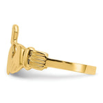 Load image into Gallery viewer, 14K Yellow Gold Men's Claddaugh Ring Size 9.75