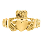 Load image into Gallery viewer, 14K Yellow Gold Men's Claddaugh Ring Size 9.75
