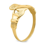 Load image into Gallery viewer, 14K Yellow Gold Men's Claddaugh Ring Size 9.75