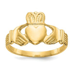 Load image into Gallery viewer, 14K Yellow Gold Men's Claddaugh Ring Size 9.75