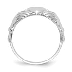 Load image into Gallery viewer, 14K White Gold Men's Claddaugh Ring Size 9