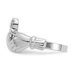 Load image into Gallery viewer, 14K White Gold Men's Claddaugh Ring Size 9