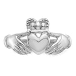 Load image into Gallery viewer, 14K White Gold Men's Claddaugh Ring Size 9