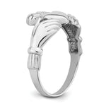 Load image into Gallery viewer, 14K White Gold Men's Claddaugh Ring Size 9
