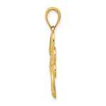 Load image into Gallery viewer, 14K Yellow Gold Shamrock Charm