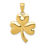 Load image into Gallery viewer, 14K Yellow Gold Shamrock Charm
