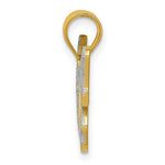 Load image into Gallery viewer, 14K Yellow Gold & Rhodium Butterfly Pendant