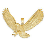Load image into Gallery viewer, 14K Yellow Gold Eagle Pendant