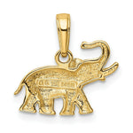 Load image into Gallery viewer, 14K Yellow Gold Polished Elephant Charm