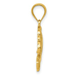 Load image into Gallery viewer, 14K Yellow Gold Filigree Elephant Pendant