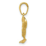 Load image into Gallery viewer, 14K Yellow Gold Small Fish Charm