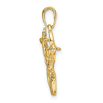 Load image into Gallery viewer, 14K Yellow Gold Polished Deer Head Charm