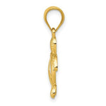 Load image into Gallery viewer, 14K Yellow Gold Peace Turtle Pendant