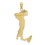 Load image into Gallery viewer, 14K Yellow Gold Large Italy Pendant