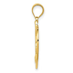 Load image into Gallery viewer, 14K Yellow Gold Treble Clef in Heart Charm