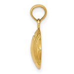 Load image into Gallery viewer, 14K Yellow Gold Football Charm