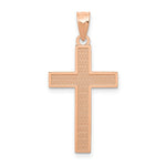 Load image into Gallery viewer, 14K Rose Gold Cross Pendant