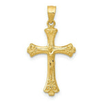 Load image into Gallery viewer, 14K Yellow Gold Crucifix Pendant 26mm length