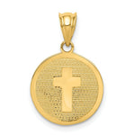 Load image into Gallery viewer, 14K Yellow Gold Reversible Cross & 1st Holy Communion Charm