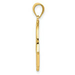 Load image into Gallery viewer, 14K Yellow Gold Filigree Hamsa Pendant