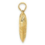 Load image into Gallery viewer, 14K Yellow Gold Textured Puff Heart Pendant