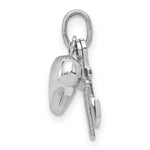 Load image into Gallery viewer, 14K White Gold Heart, Cross and Anchor Pendant