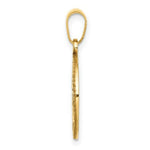 Load image into Gallery viewer, 14K Yellow Gold Polished Small Tree of Life in Round Pendant