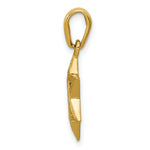 Load image into Gallery viewer, 14K Yellow Gold Star of David Pendant 26mm length