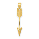 Load image into Gallery viewer, 14K Yellow Gold Polished Arrow Pendant