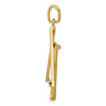 Load image into Gallery viewer, 14K Yellow Gold Star of David Pendant 46mm length