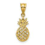 Load image into Gallery viewer, 14K Yellow Gold Polished 3D Pineapple Pendant