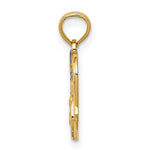 Load image into Gallery viewer, 14K Yellow Gold w/Rhodium Angel in Heart w/ Star Pendant