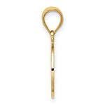Load image into Gallery viewer, 14K Yellow Gold Polished Reversible Have Faith/Footprints Pendant