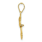 Load image into Gallery viewer, 14K Yellow Gold Polished Moveable Cat Pendant