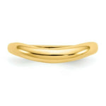 Load image into Gallery viewer, 14K Yellow Gold Polished Stackable Wave Ring