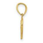 Load image into Gallery viewer, 14K Yellow Gold Diamond-cut Lattice Heart Pendant