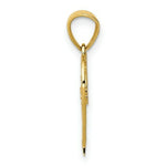 Load image into Gallery viewer, 14K Yellow Gold 3-CZ Cut-out Heart Pendant