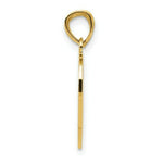 Load image into Gallery viewer, 14k Yellow Gold Satin & Polished Daughter Mom Break Apart Heart Pendant