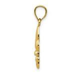 Load image into Gallery viewer, 14k Yellow Gold Polished Fleur de Lis Pendant