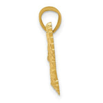 Load image into Gallery viewer, 14k Yellow Gold Diamond-cut Eagle Pendant