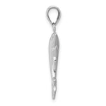 Load image into Gallery viewer, 14k White Gold Dolphin Pair Pendant