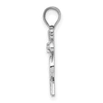 Load image into Gallery viewer, 14k White Gold Polished Palm Tree Pendant