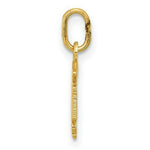Load image into Gallery viewer, 14K Yellow Gold Diamond-cut Polished RN Nurse Pendant