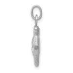 Load image into Gallery viewer, 14k White Gold Good Luck Hand Charm