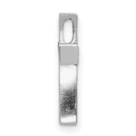 Load image into Gallery viewer, 14k White Gold Polished Cross Chain Slide