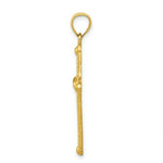 Load image into Gallery viewer, 14k Yellow Gold Polished Braided Cross Pendant