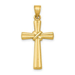 Load image into Gallery viewer, 14K Yellow Gold Hollow Cross Pendant