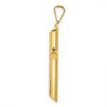 Load image into Gallery viewer, 14k Yellow Gold Polished Tube Cross Pendant